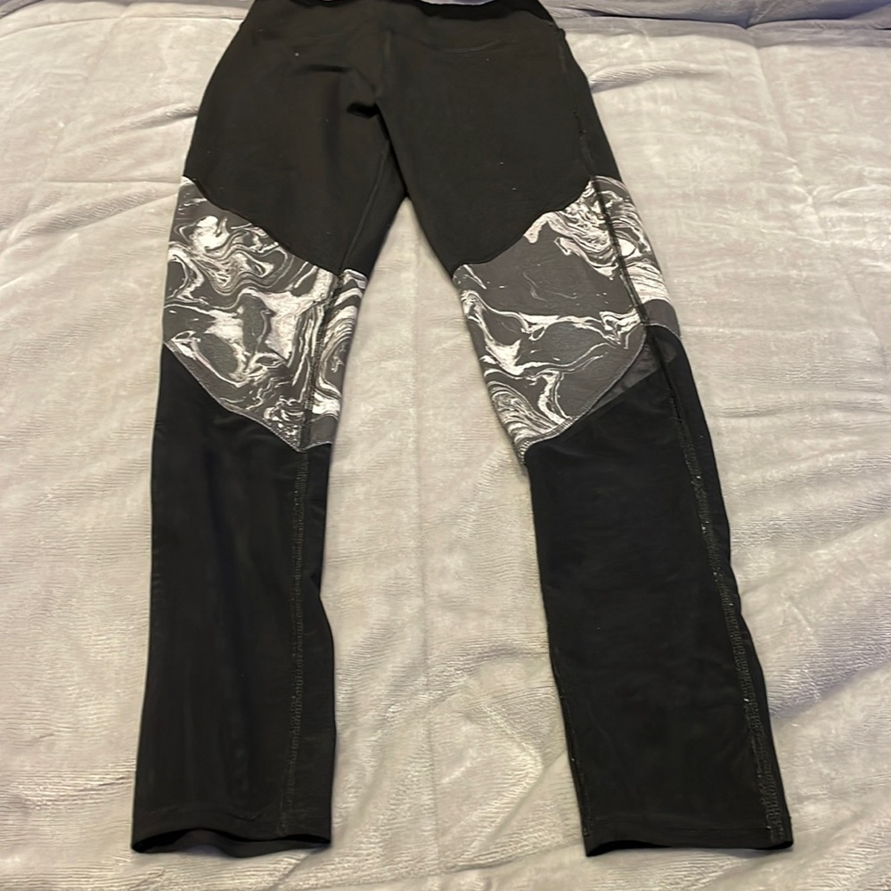 Girls leggings size medium, high rise, soft, very long